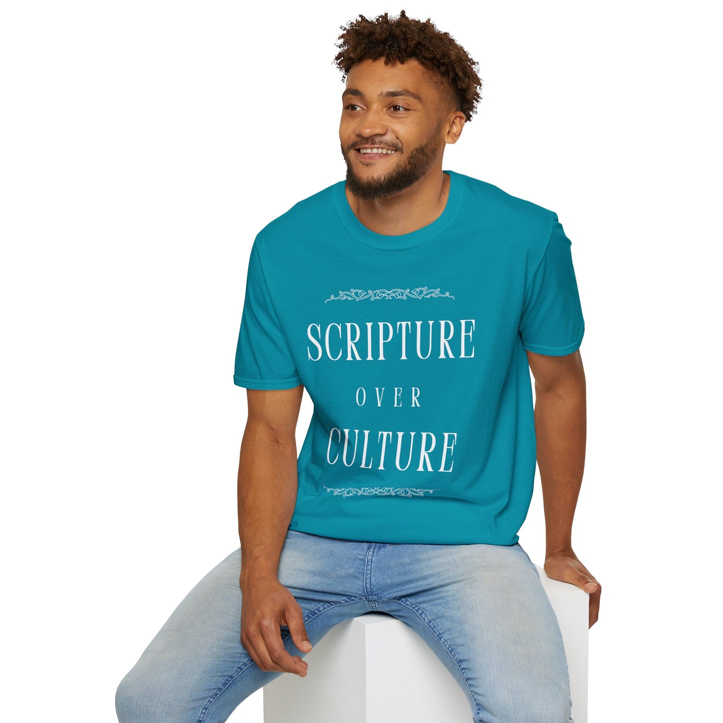 Scripture over Culture Unisex Softstyle T-Shirt