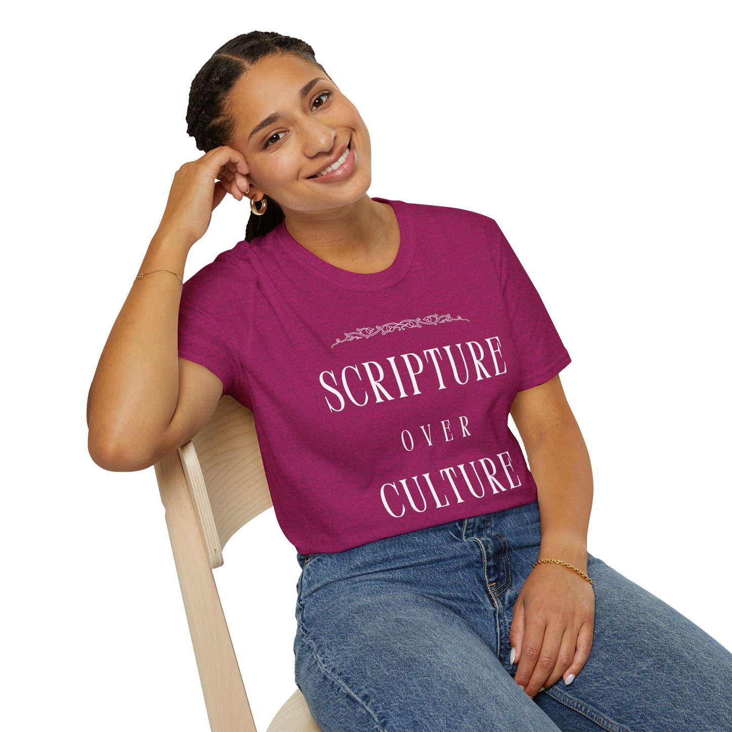 Scripture over Culture Unisex Softstyle T-Shirt