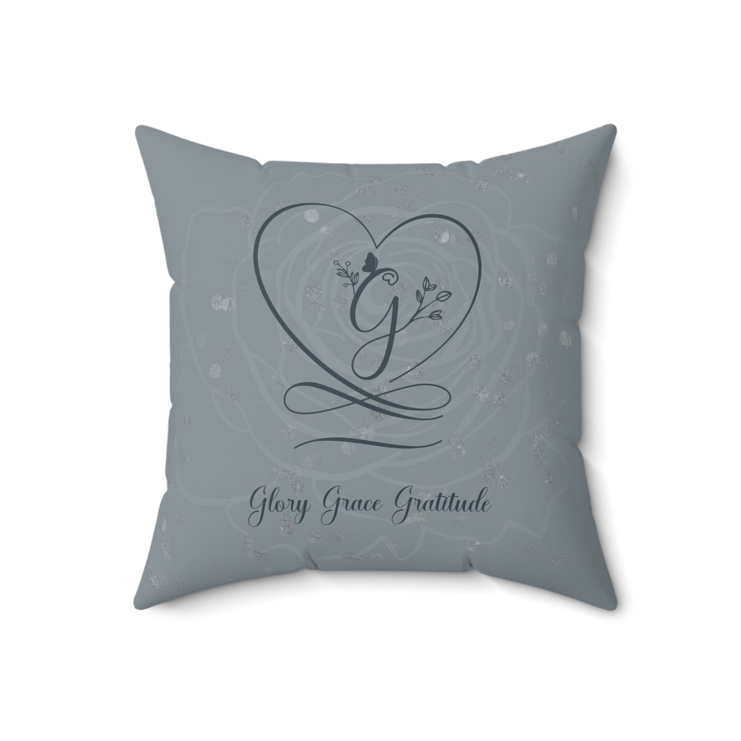 Grace 2 Polyester Square Pillow