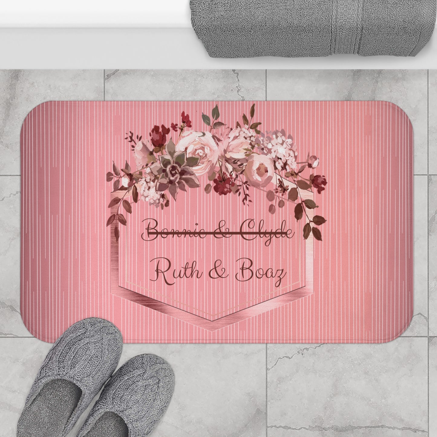 Ruth & Boaz Bath Mat