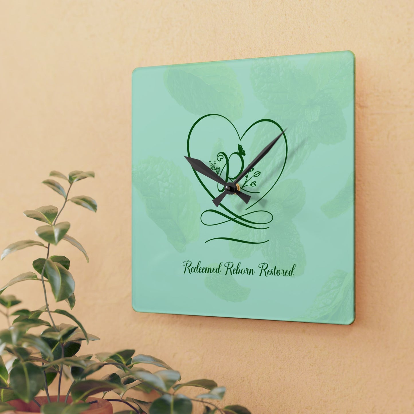 Redeemed 2 Acrylic Wall Clock