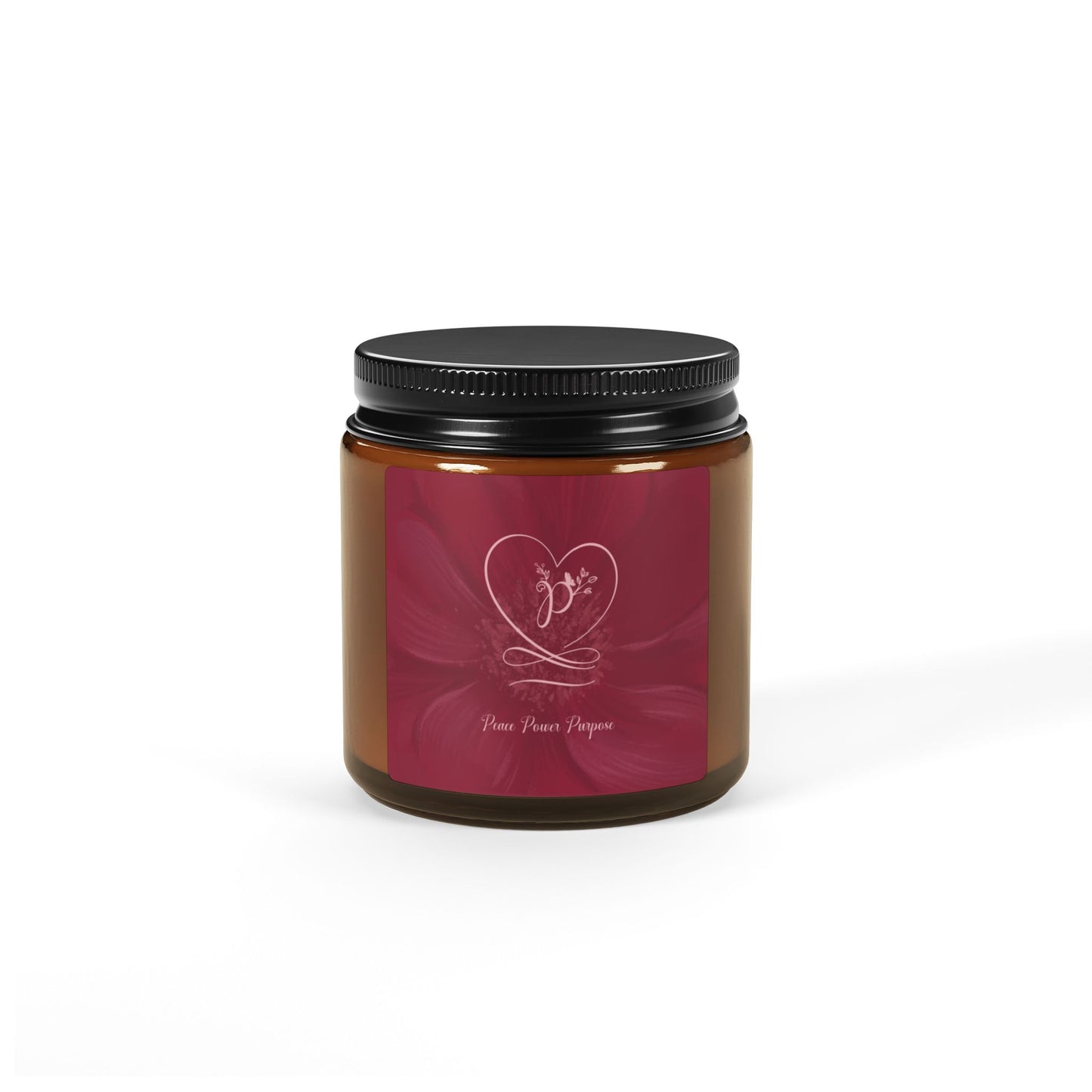 Peace 2 Scented Soy Candle (Multi-Size, Amber Jar)