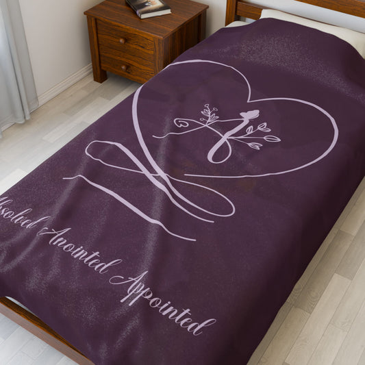 Anointed 2 Velveteen Plush Blanket
