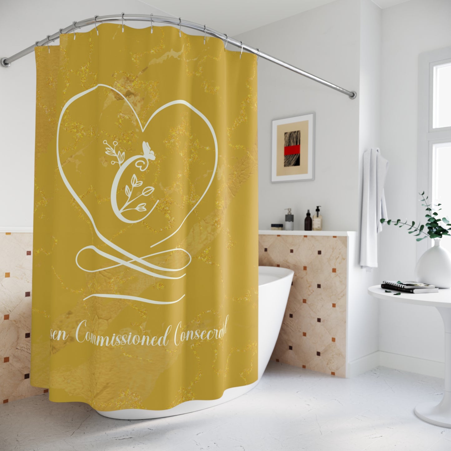 Chosen 2 Shower Curtains