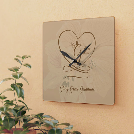 Grace Acrylic Wall Clock