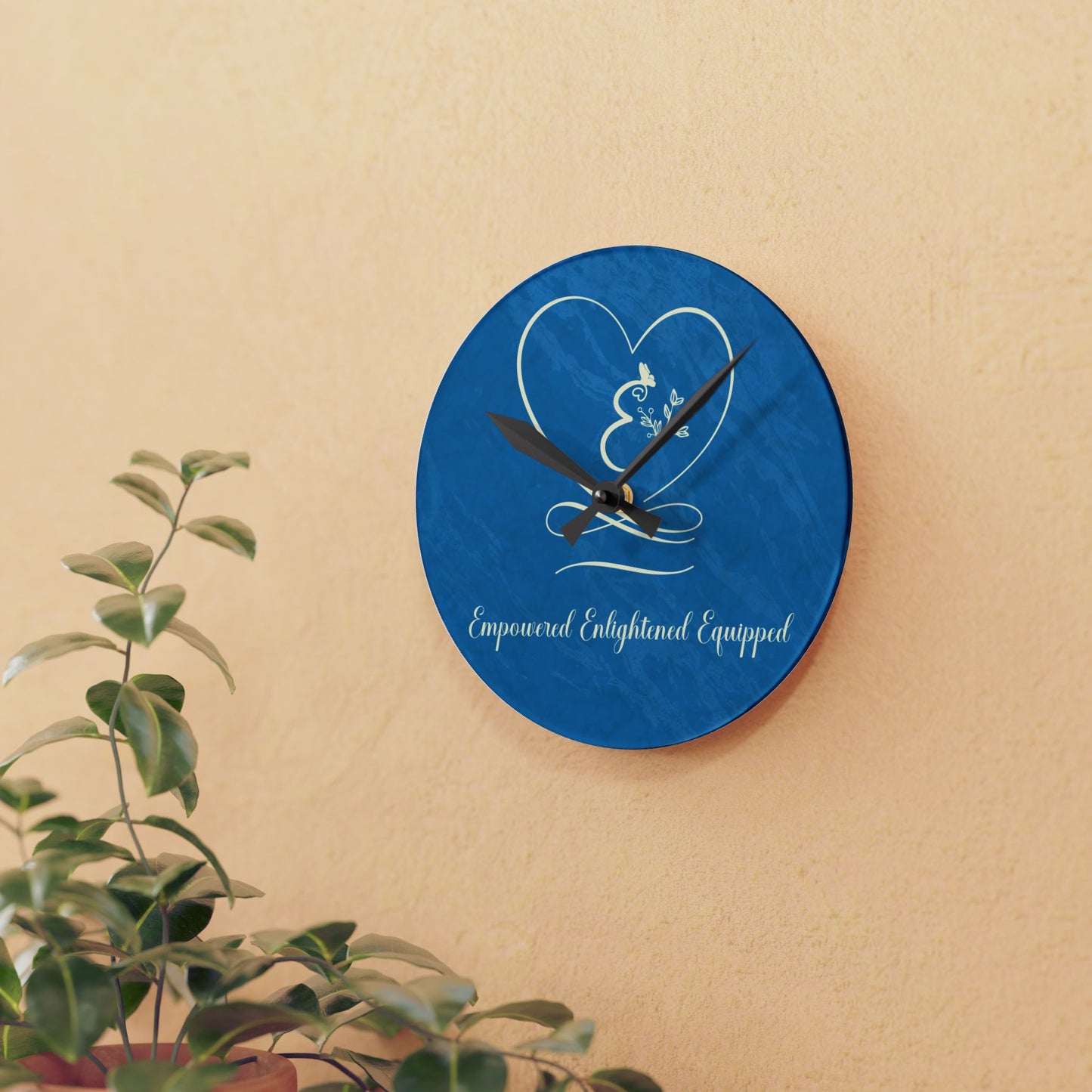 Empowered 2 Acrylic Wall Clock