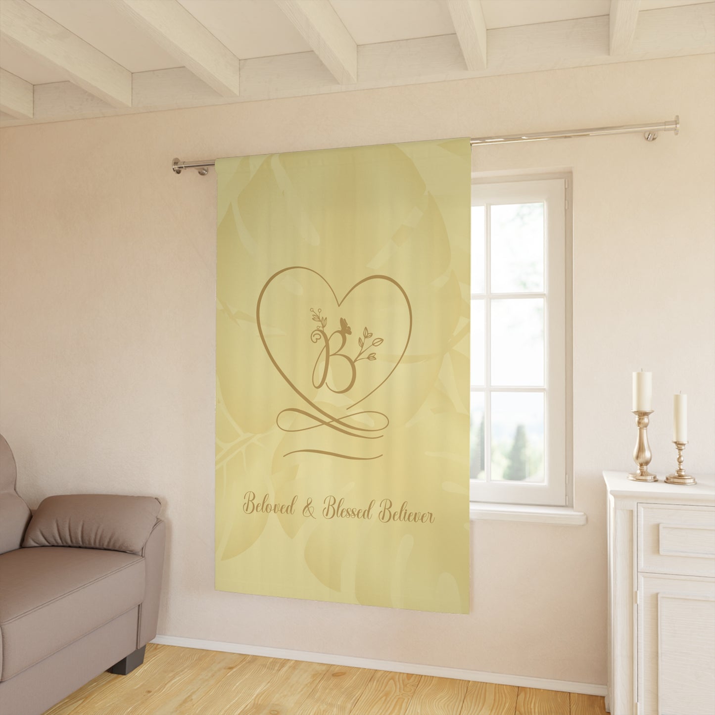 Beloved 2 Window Curtains (1 Piece)