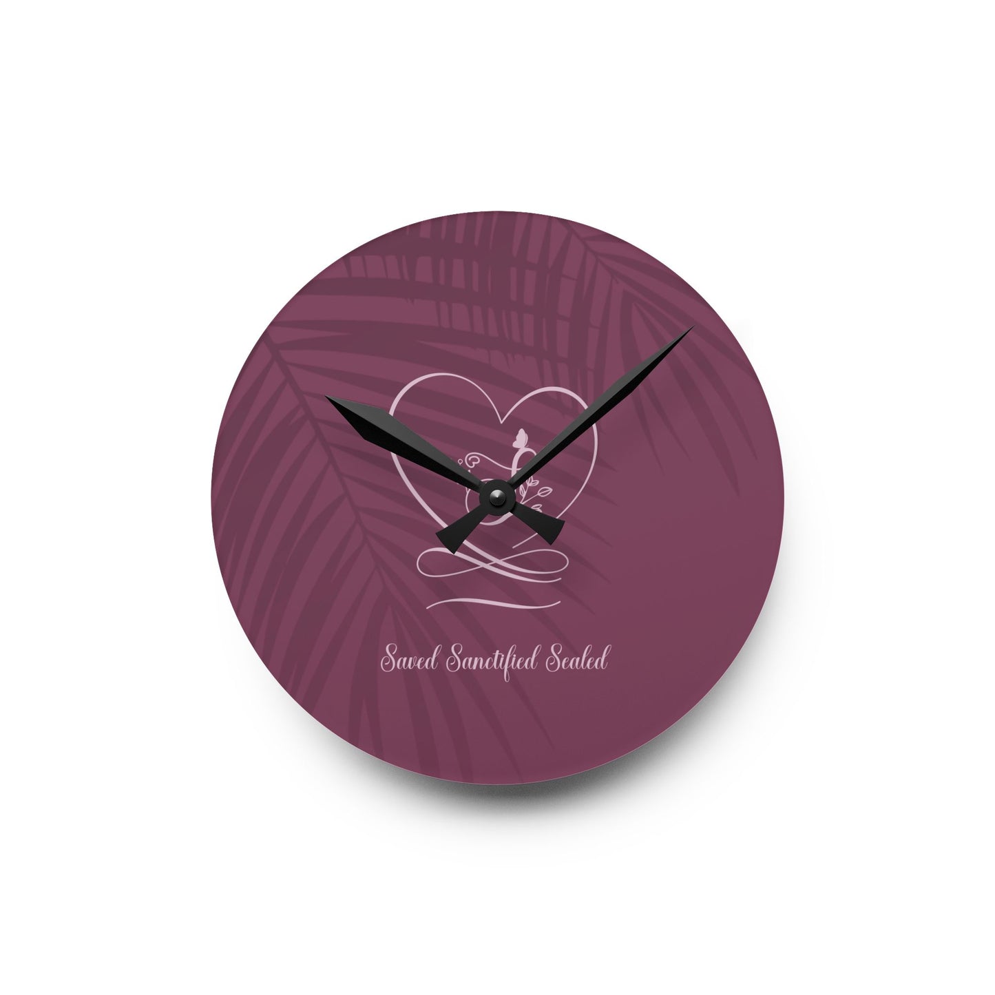 Saved 2 Acrylic Wall Clock -