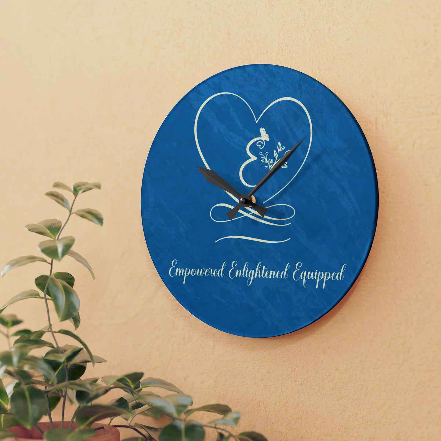 Empowered 2 Acrylic Wall Clock