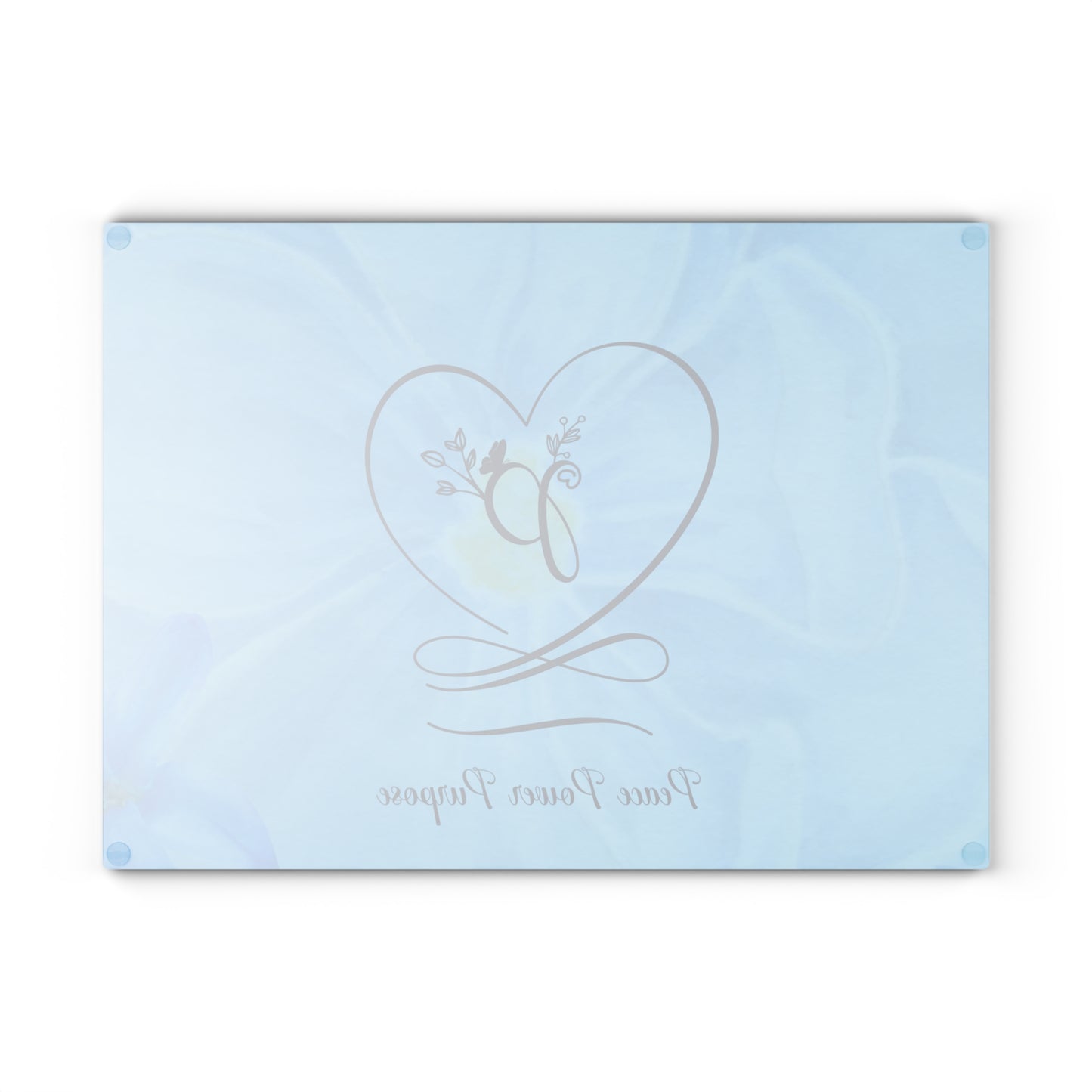 Peace Glass Cutting Board