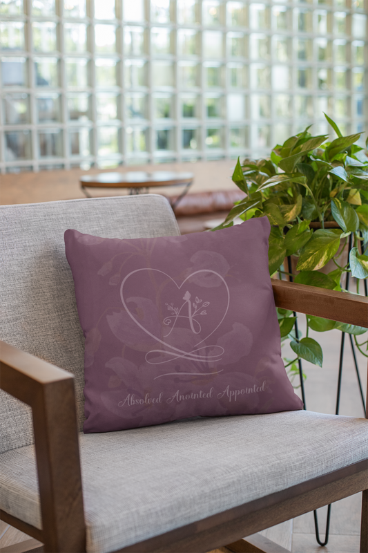 Anointed 2 Faux Suede Square Pillow