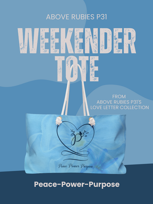 Peace Weekender Bag
