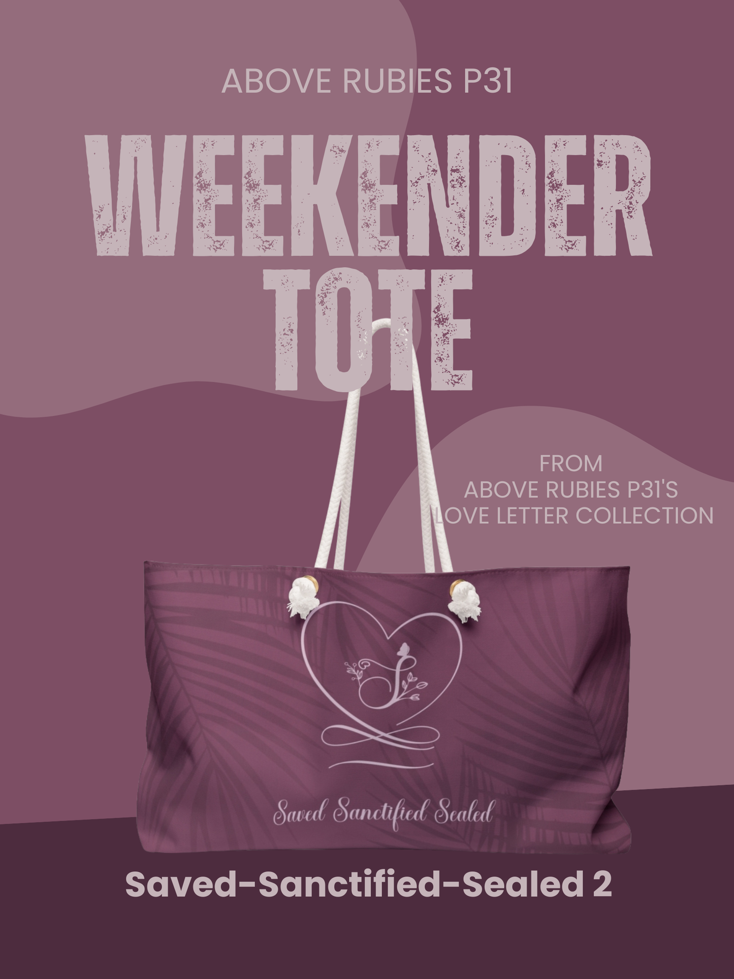 Saved 2 Weekender Bag
