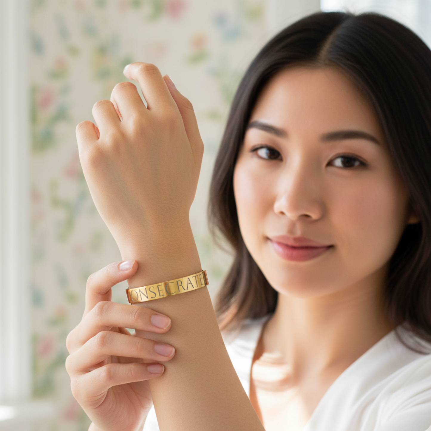 Consecrated Cuff Bracelet (Engraved)