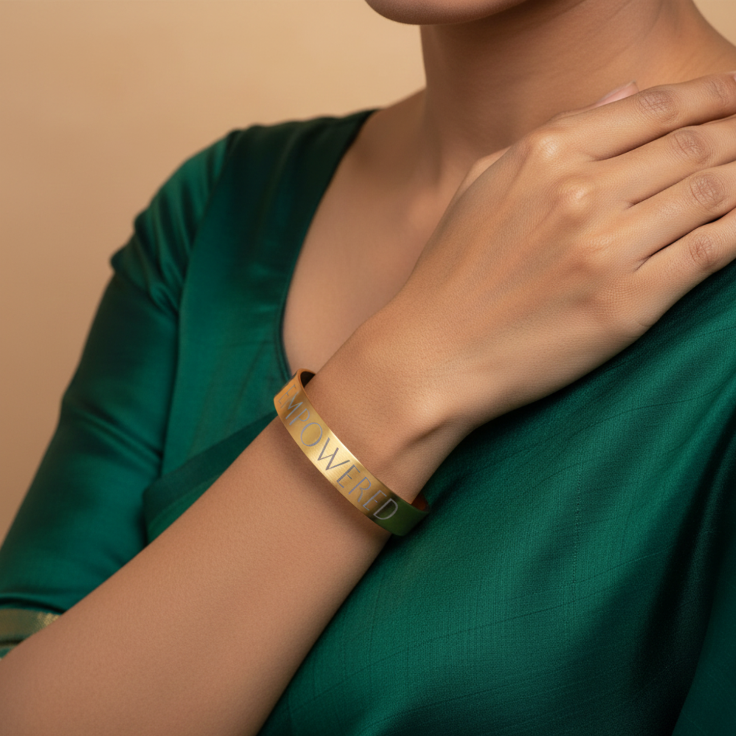 Empowered Cuff Bracelet (Engraved)