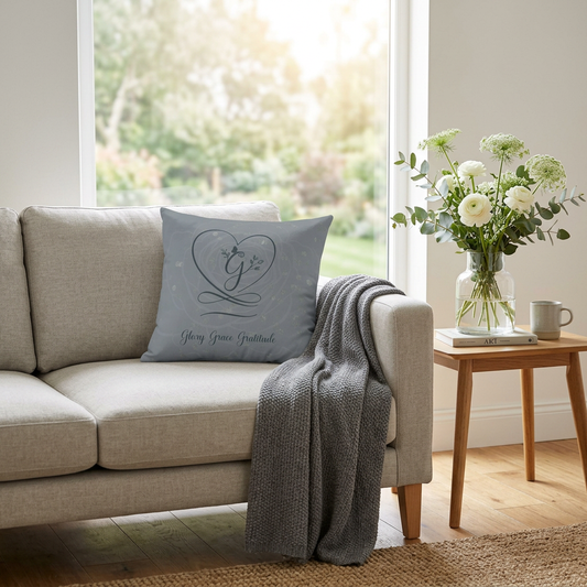 Grace 2 Polyester Square Pillow