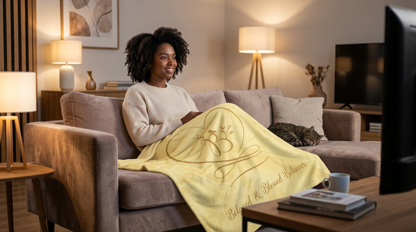 Beloved 2 Velveteen Plush Blanket