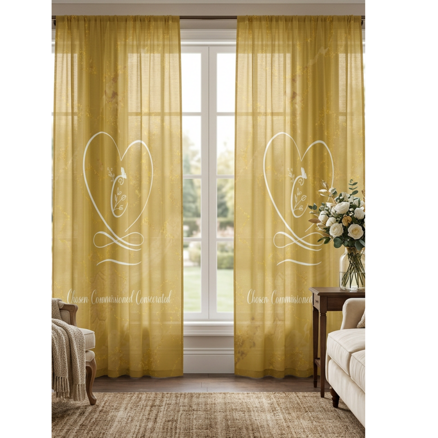 Chosen 2 Sheer Window Curtain