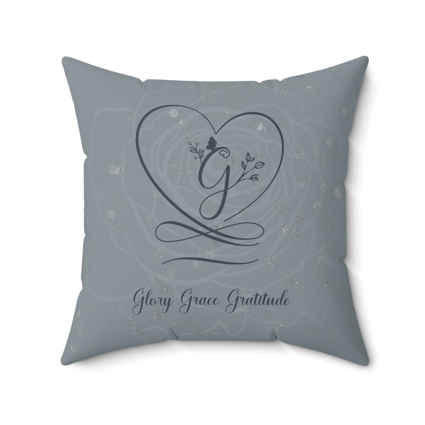 Grace 2 Polyester Square Pillow