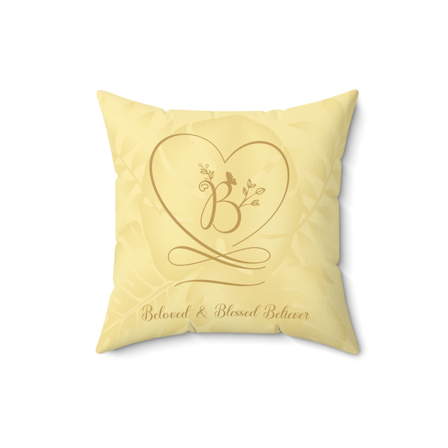 Beloved 2 Polyester Square Pillow