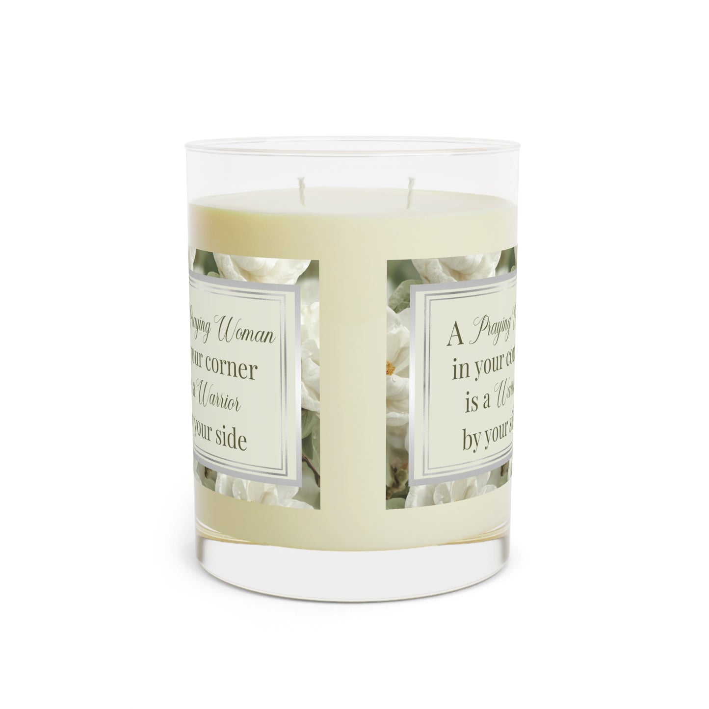 A Praying Woman Scented Candle - Full Glass, 11oz