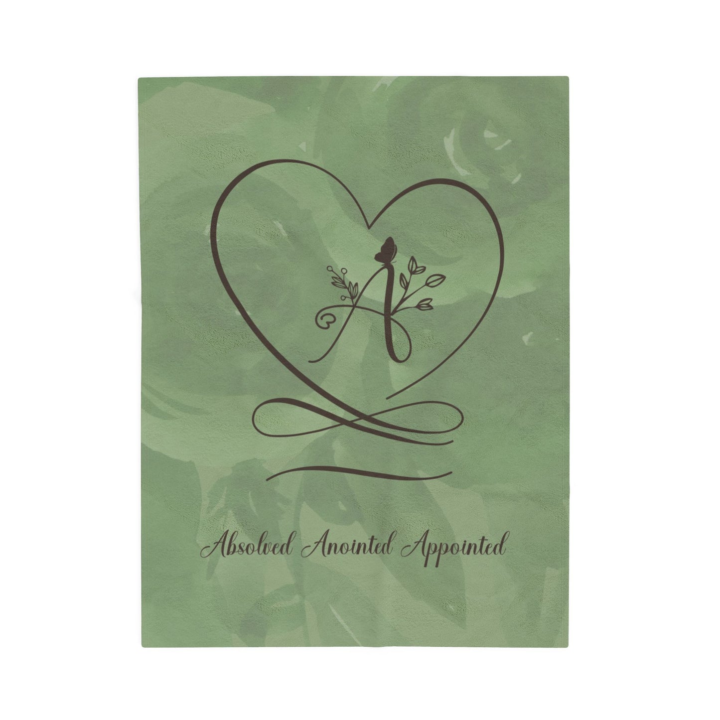 Anointed Velveteen Plush Blanket