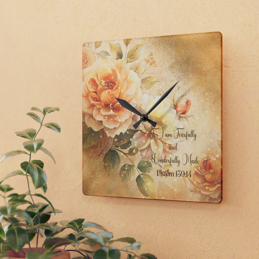 Fearfully Made Acrylic Wall Clock