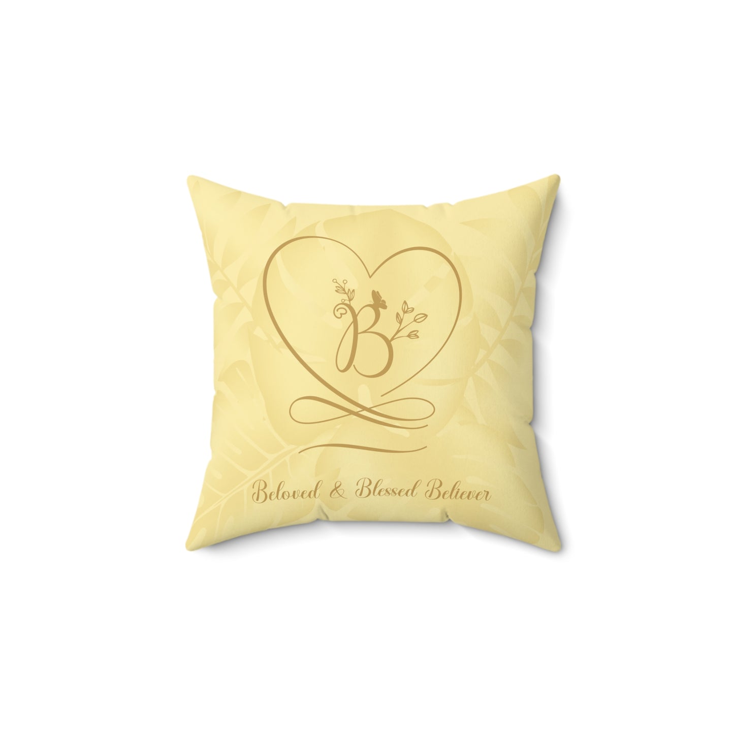 Beloved 2 Polyester Square Pillow