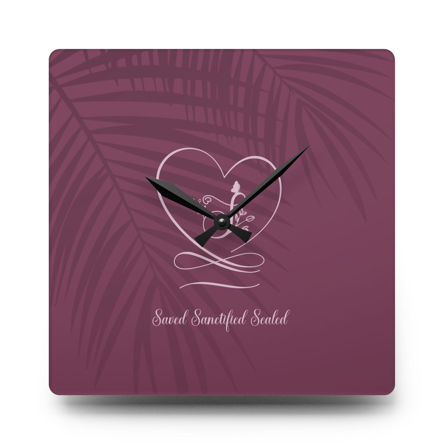 Saved 2 Acrylic Wall Clock -