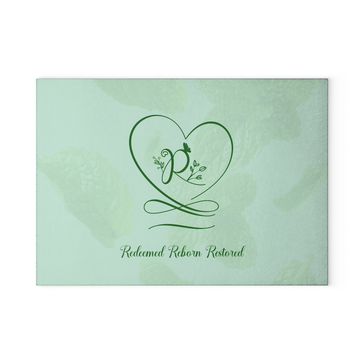 Redeemed 2 Glass Cutting Board