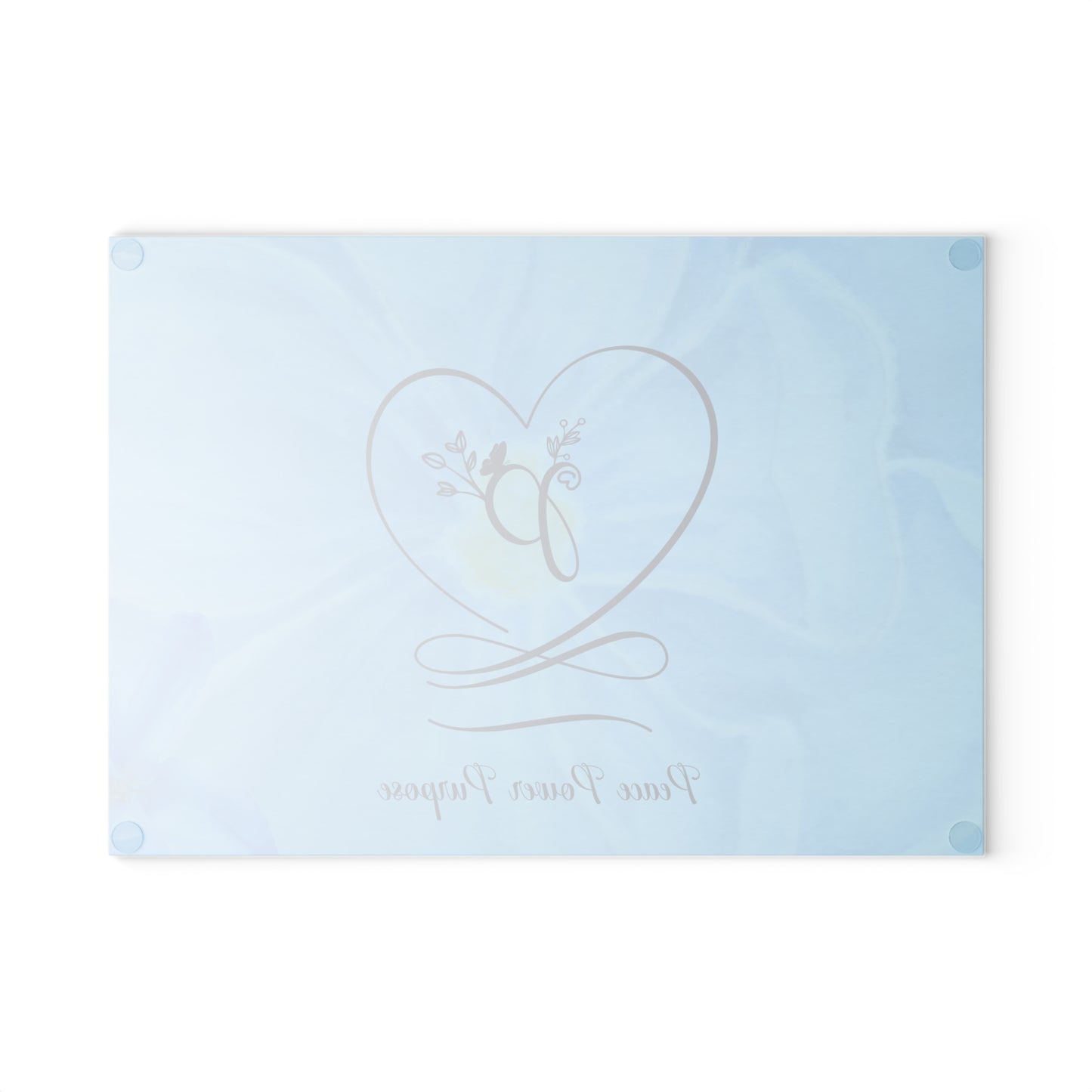 Peace Glass Cutting Board