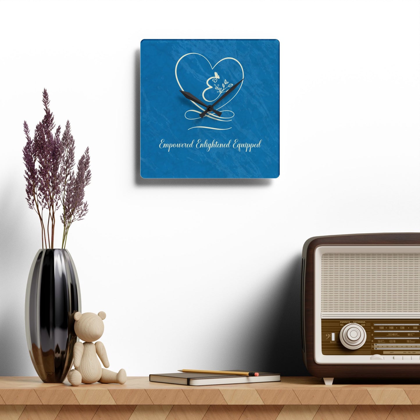Empowered 2 Acrylic Wall Clock