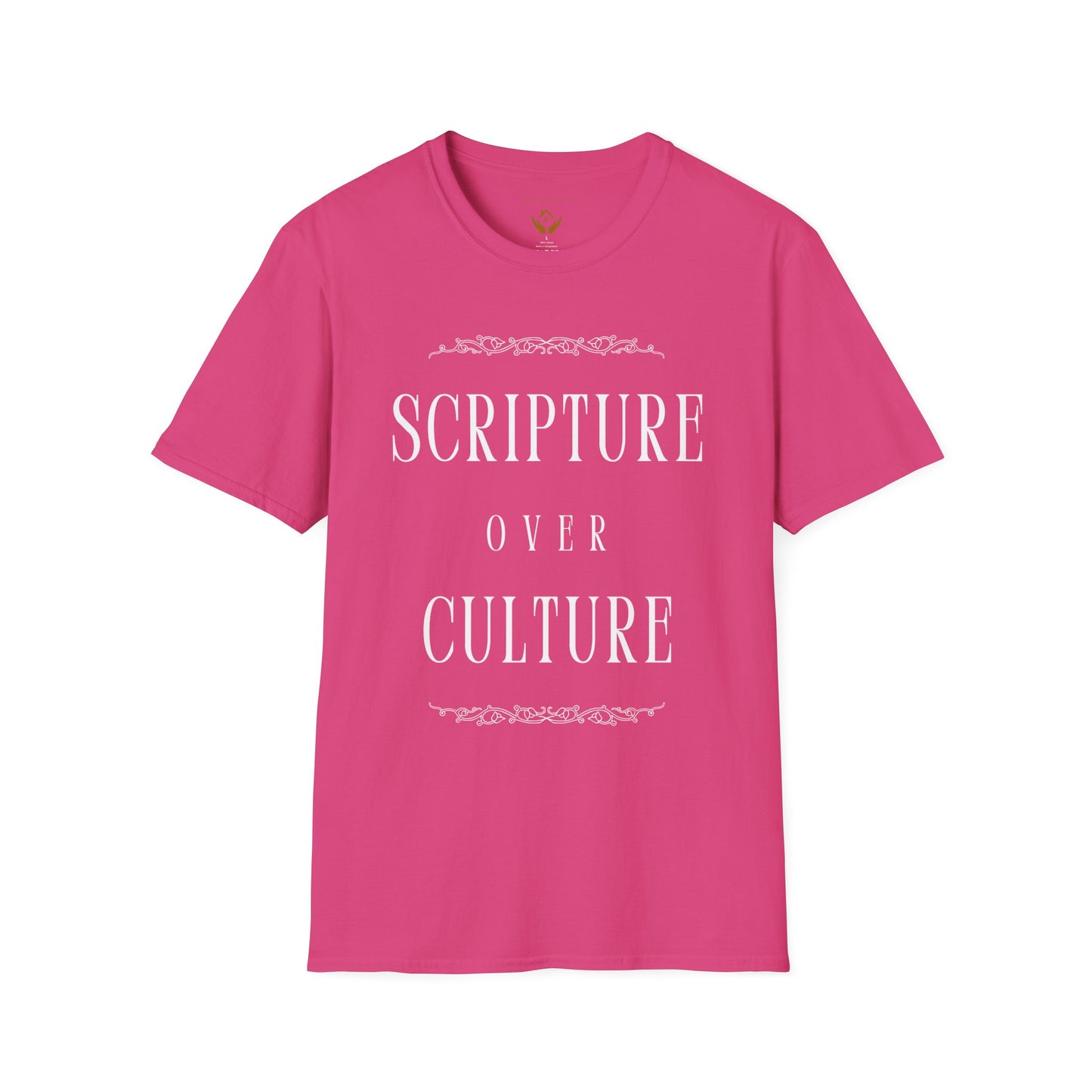 Scripture over Culture Unisex Softstyle T-Shirt
