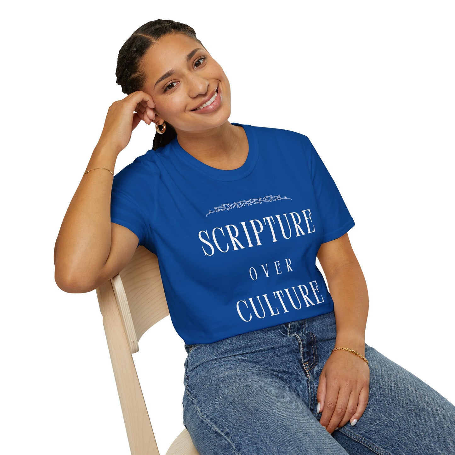 Scripture over Culture Unisex Softstyle T-Shirt