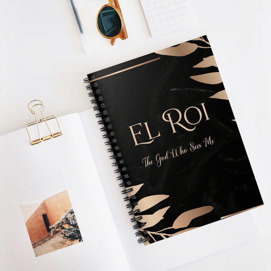 El Roi (Onyx) Spiral Notebook - Ruled Line