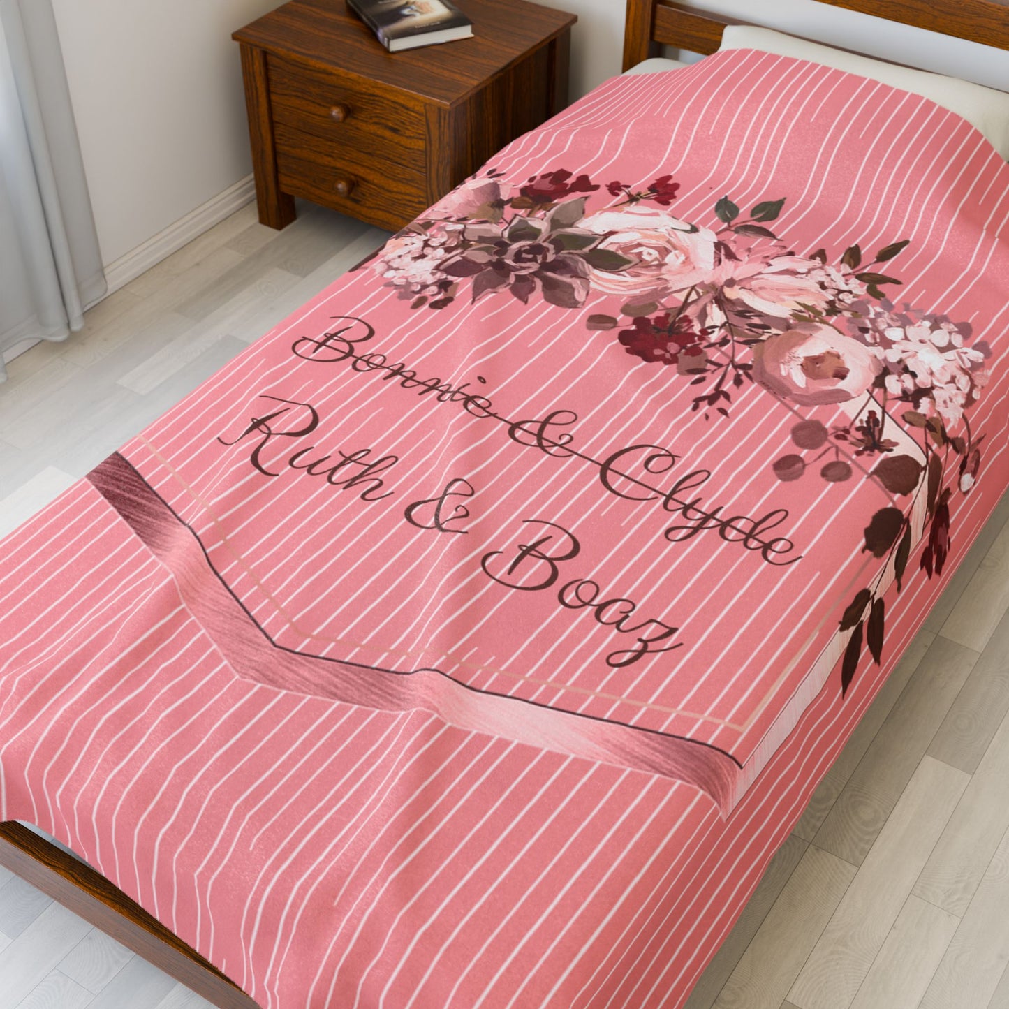 Ruth & Boaz Velveteen Plush Blanket