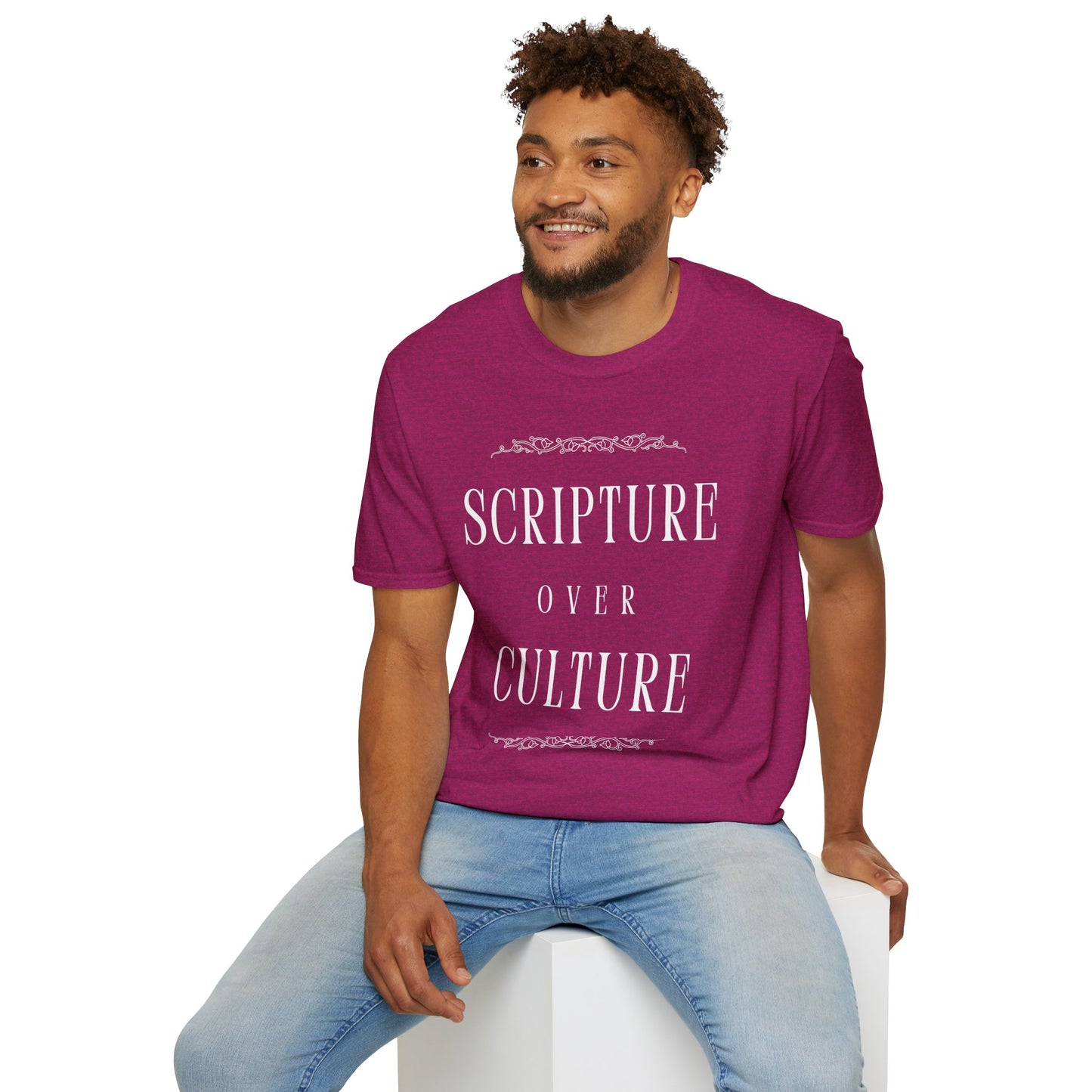 Scripture over Culture Unisex Softstyle T-Shirt