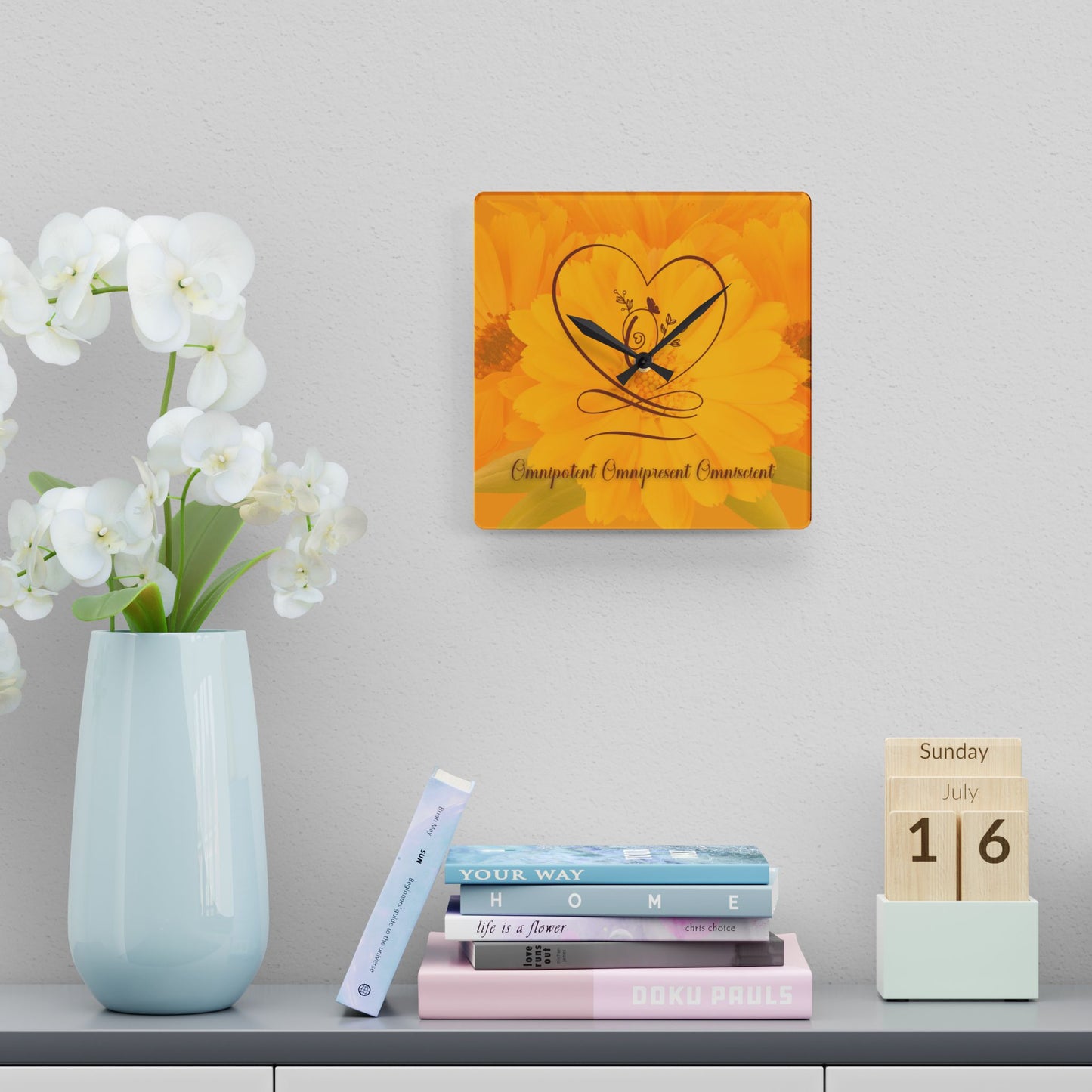 Omnipotent Acrylic Wall Clock