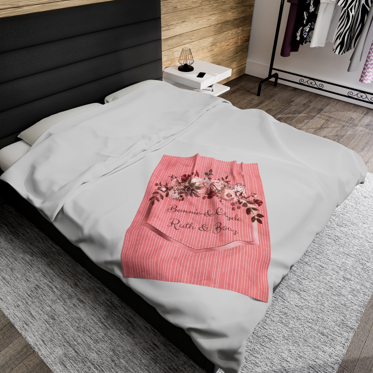 Ruth & Boaz Velveteen Plush Blanket