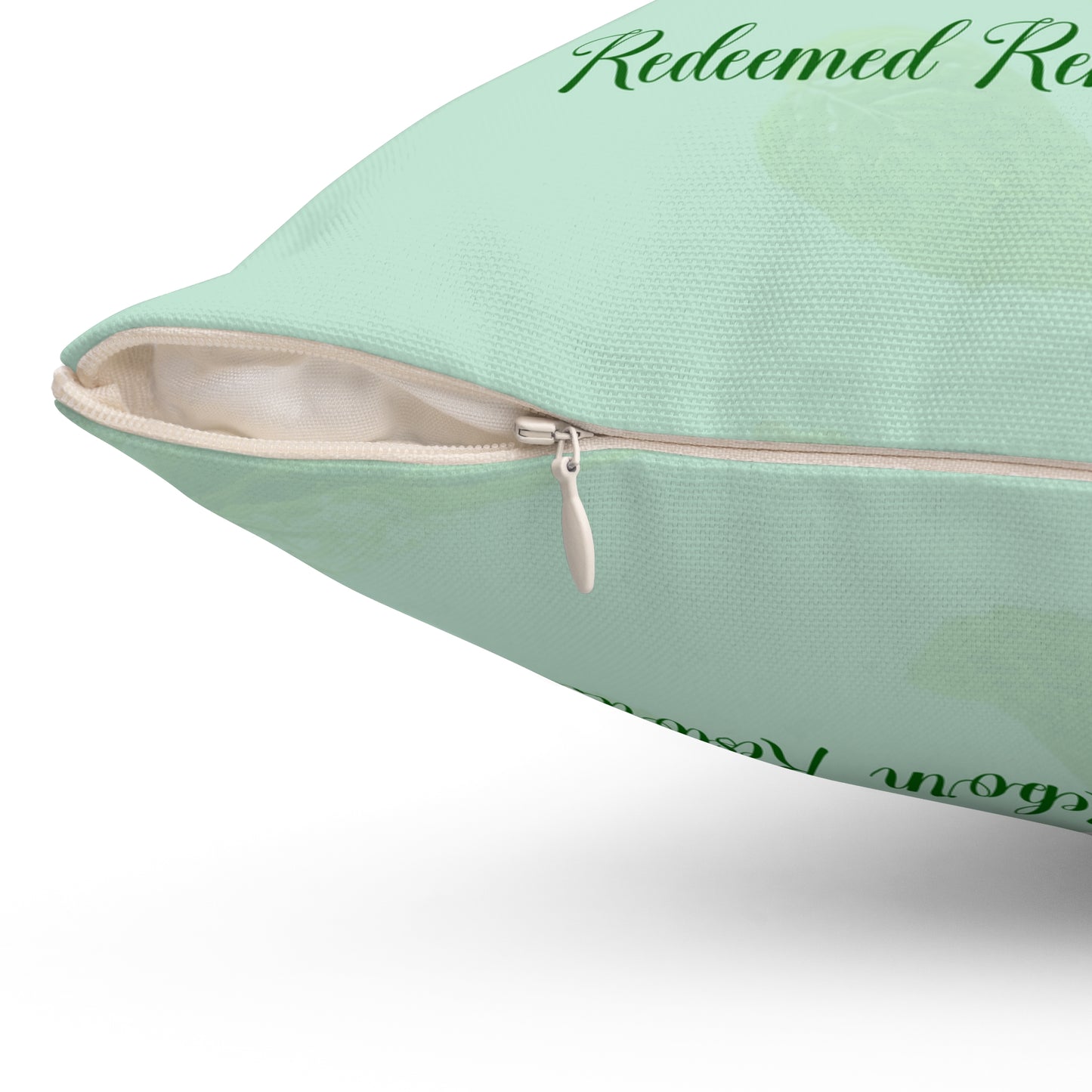 Redeemed 2 Polyester Square Pillow