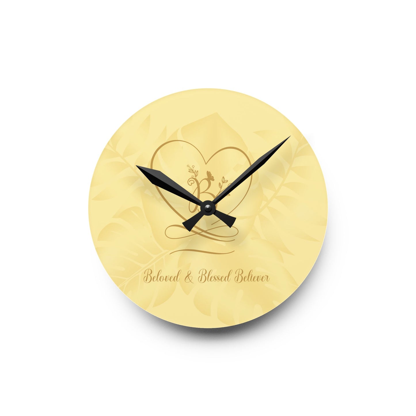 Beloved 2 Acrylic Wall Clock