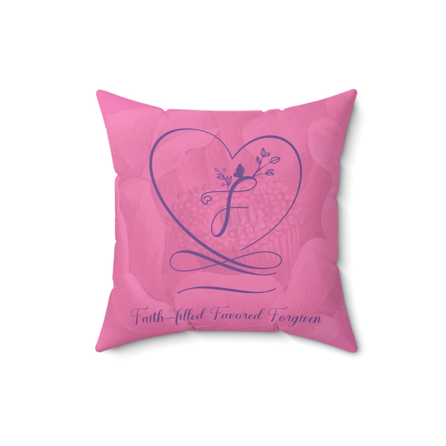 Favored Faux Suede Square Pillow