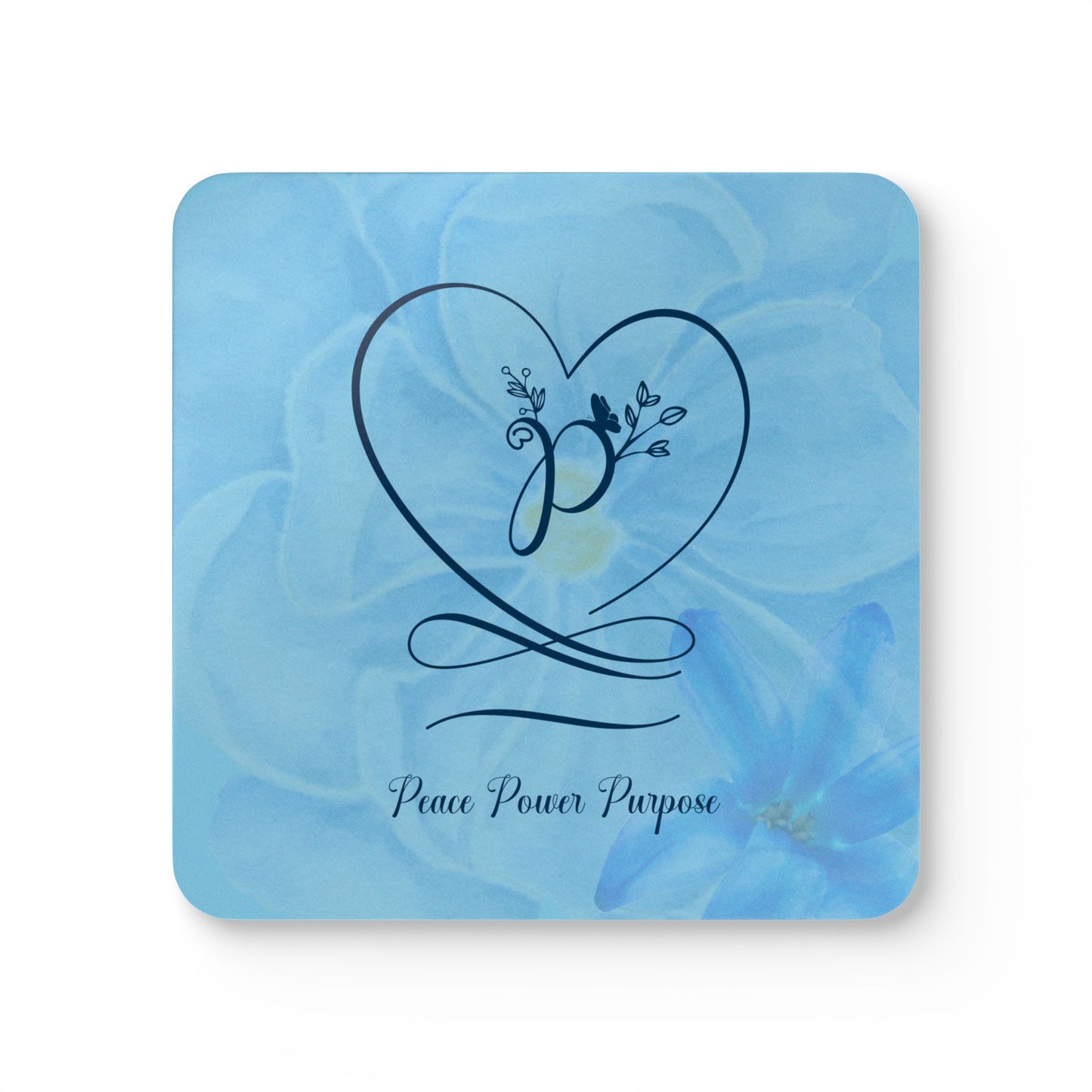 Peace Corkwood Coaster Set