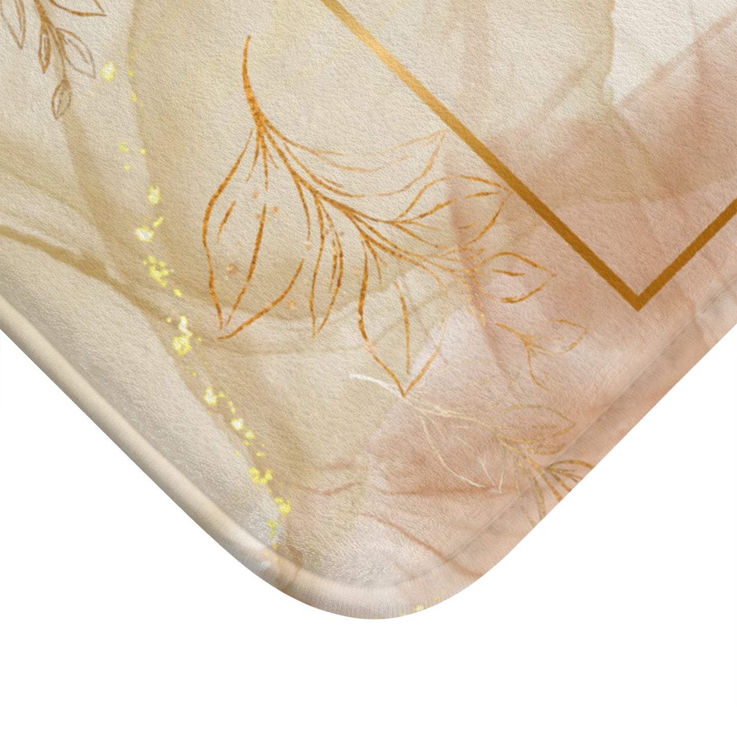 His Grace (Beige/Gold) Bath Mat