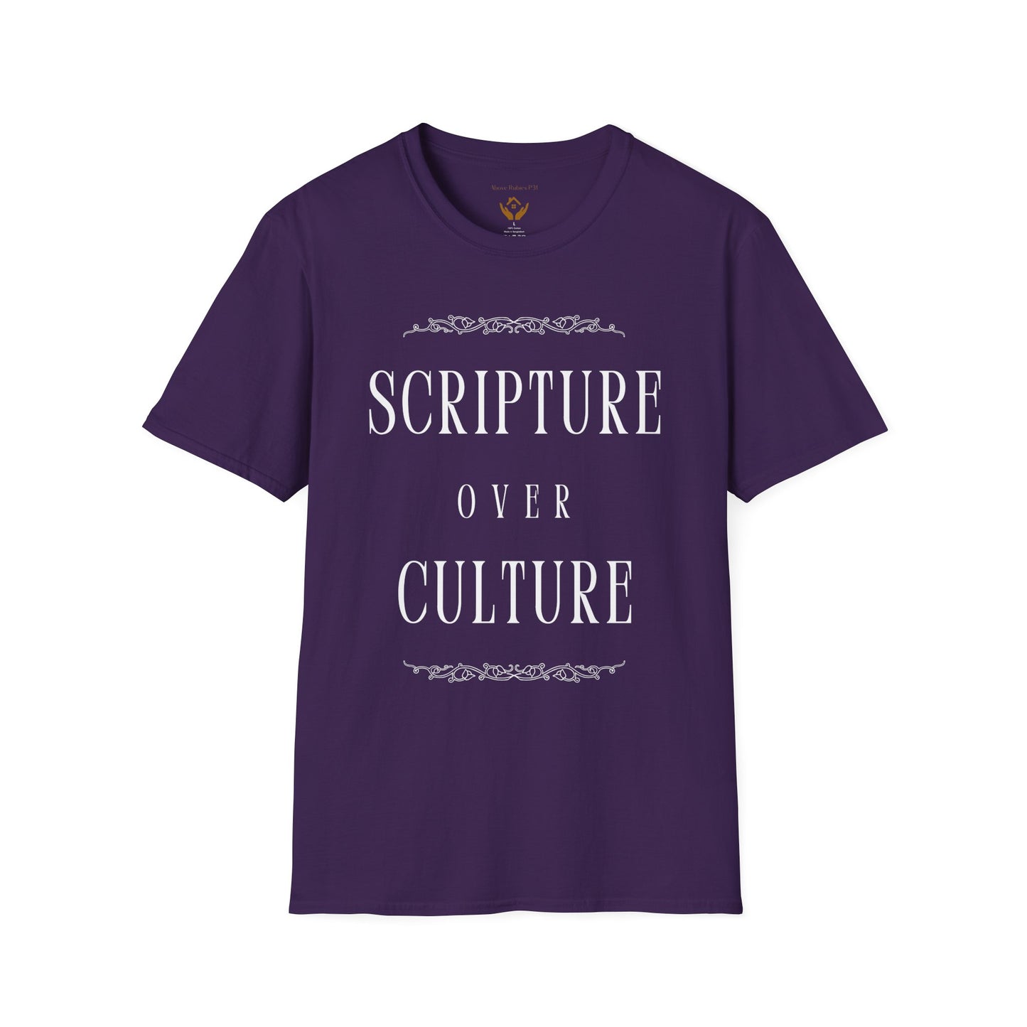 Scripture over Culture Unisex Softstyle T-Shirt