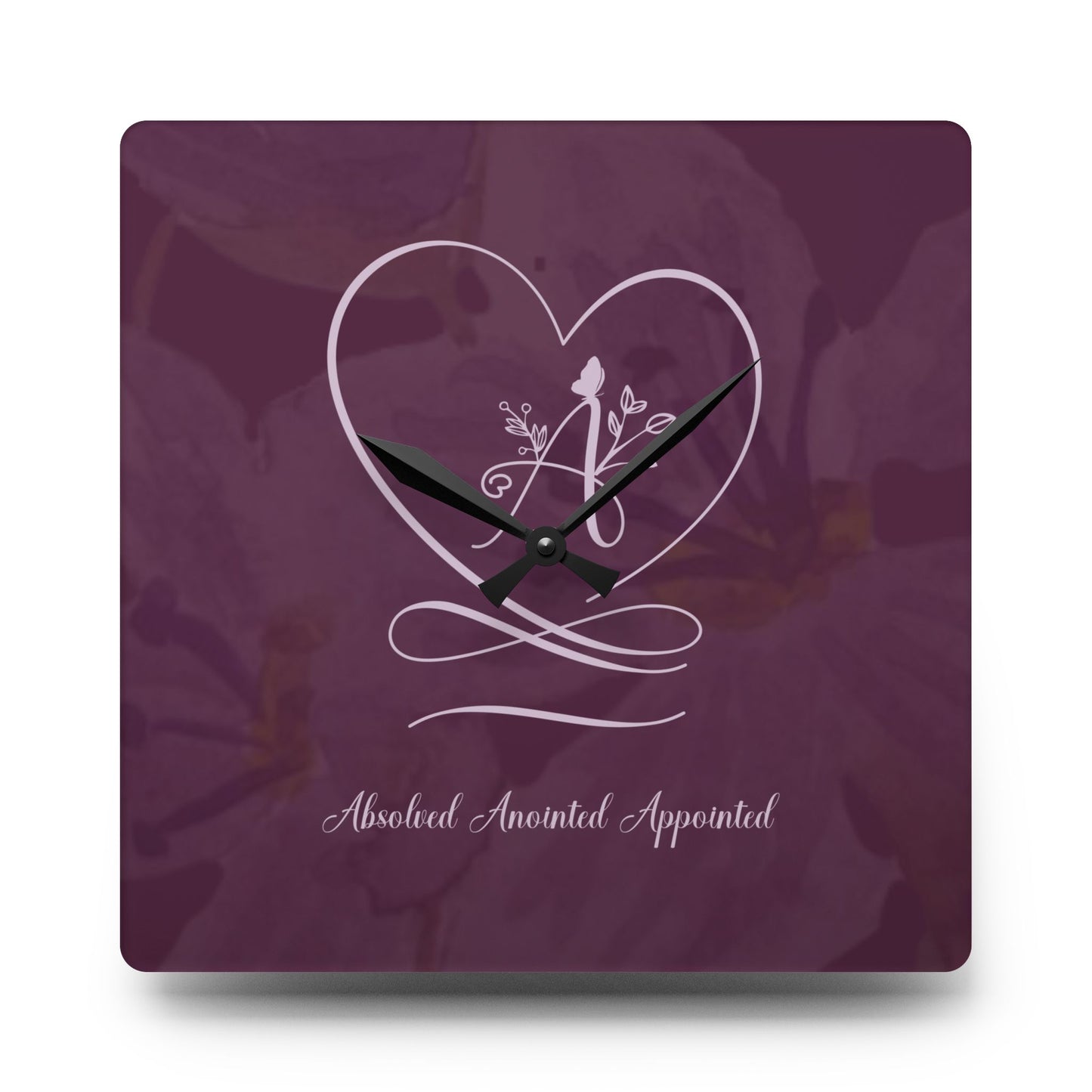 Anointed 2 Acrylic Wall Clock