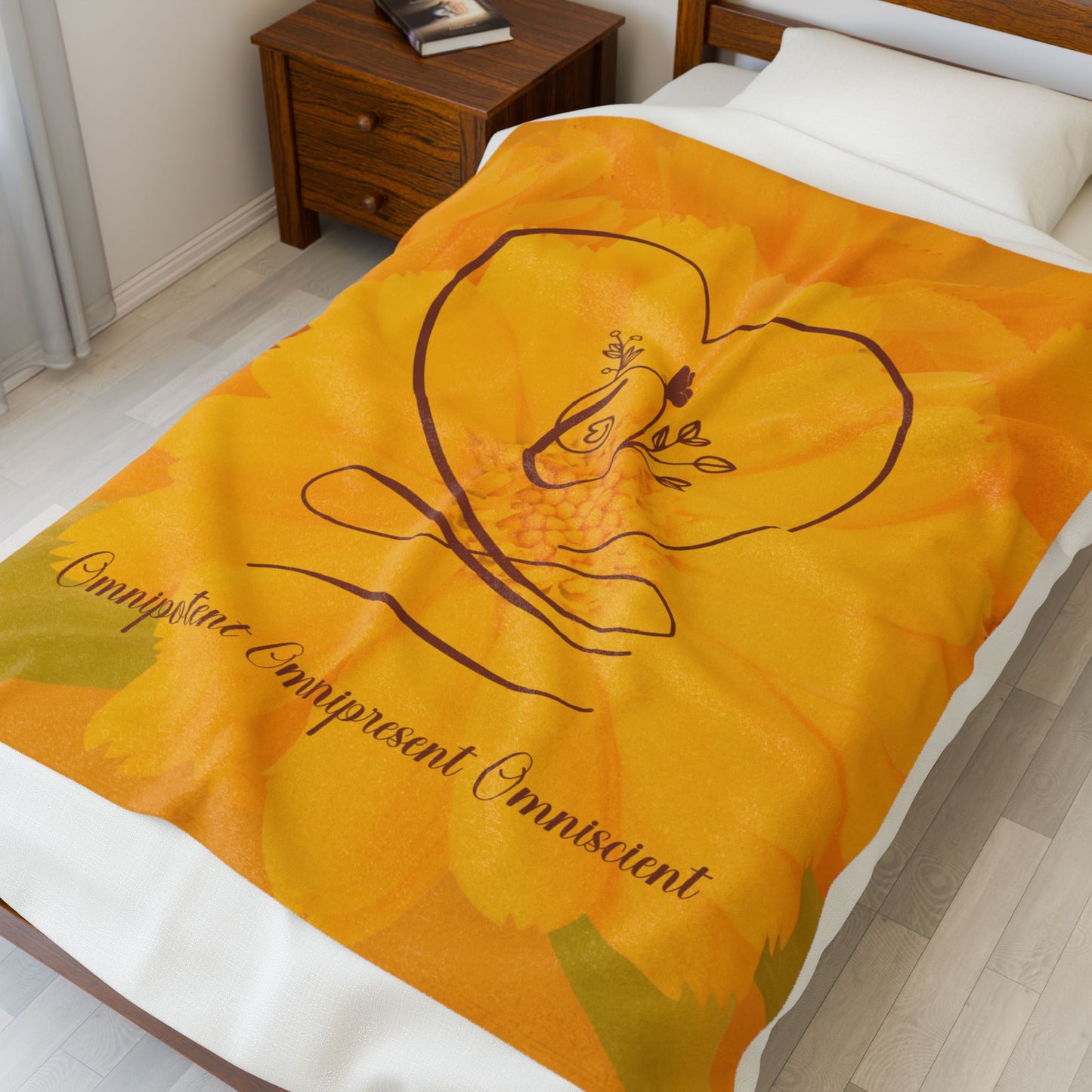 Omnipotent Velveteen Plush Blanket