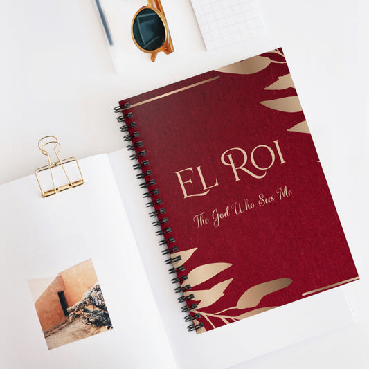 El Roi (Ruby) Spiral Notebook - Ruled Line
