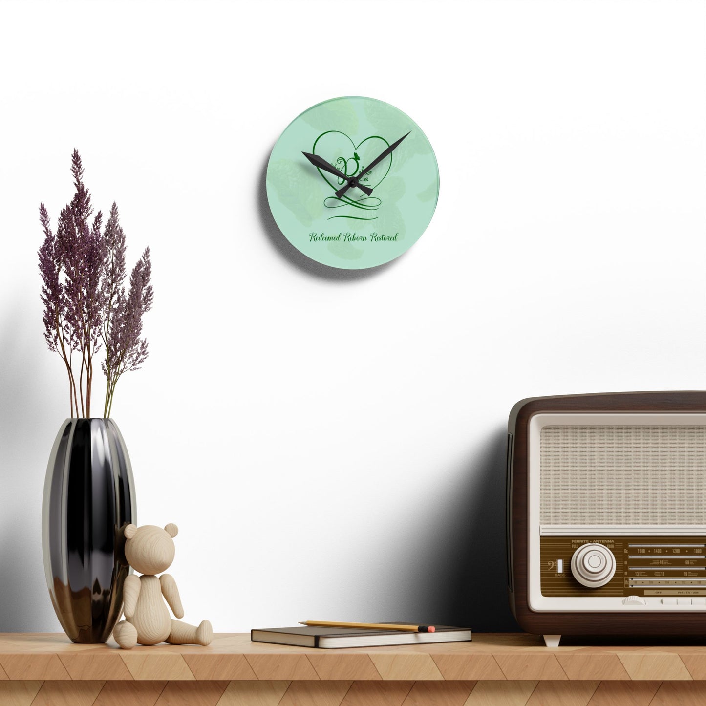 Redeemed 2 Acrylic Wall Clock