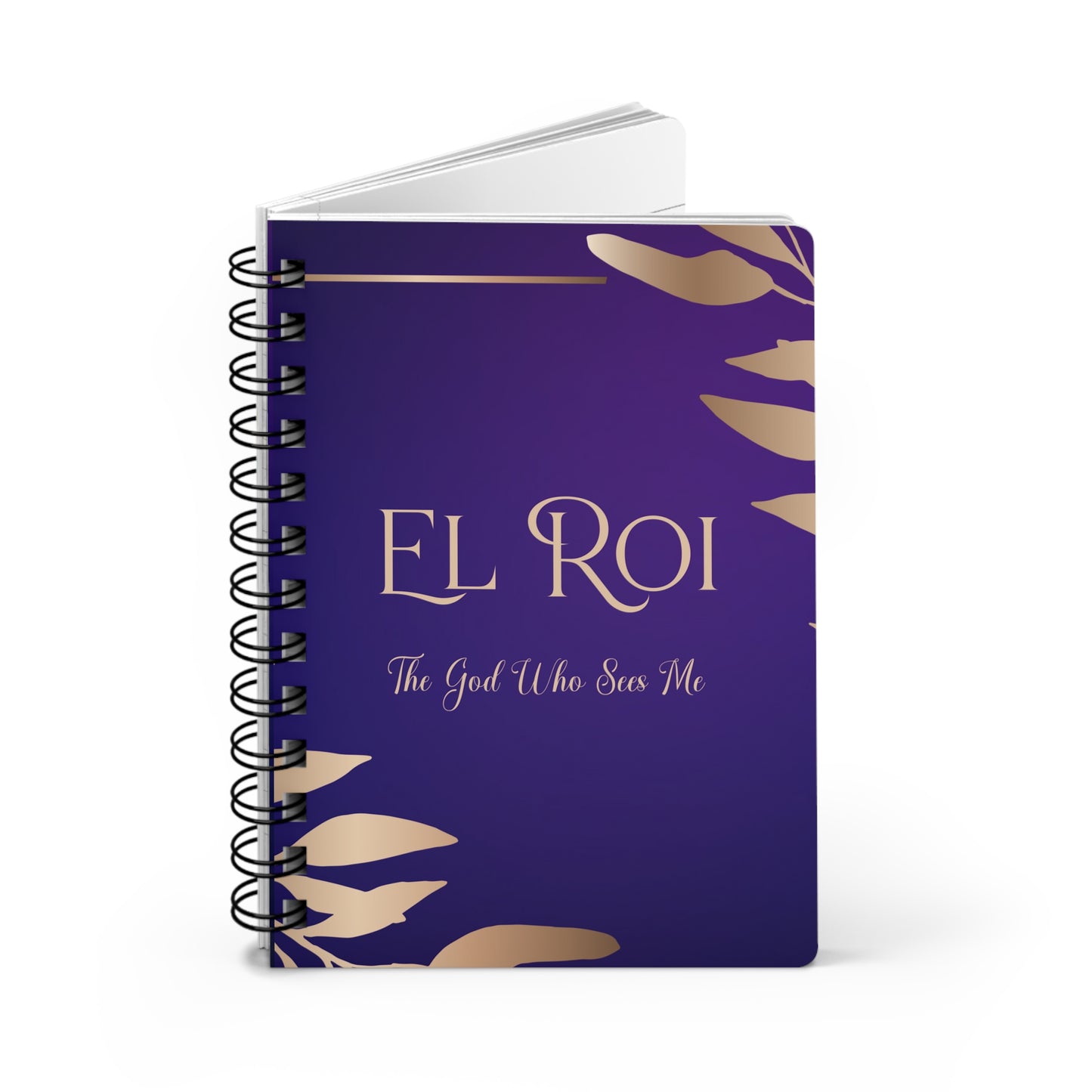 El Roi (Amethyst) Spiral Bound Journal